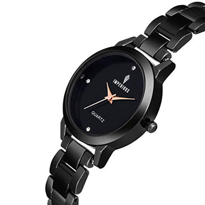 IMPERIOUS - THE ROYAL WAY IMPERIOUS Analogue Black Dial Women's Watch-131