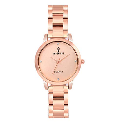 IMPERIOUS - THE ROYAL WAY Girl's/Women's Imperious Watches Analogue Dial Watch (Pink)