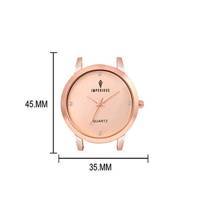 IMPERIOUS - THE ROYAL WAY Girl's/Women's Imperious Watches Analogue Dial Watch (Pink)