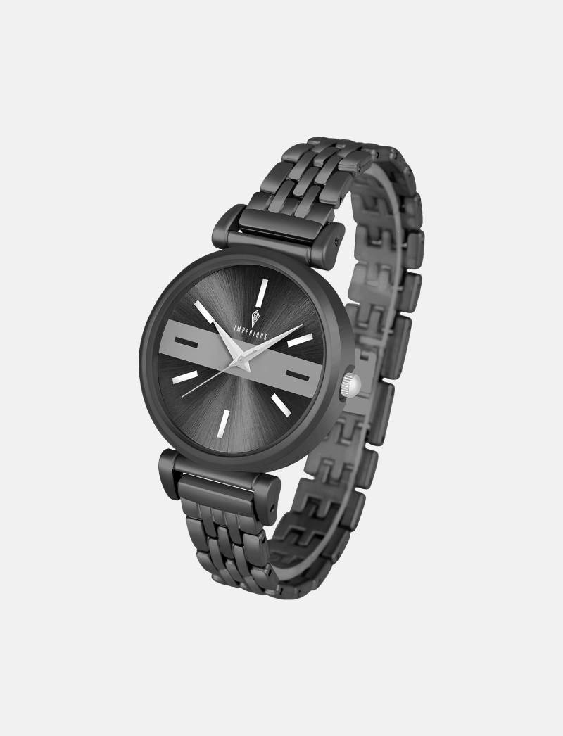 Imperious Analogue Wrist Watch Stylish Black