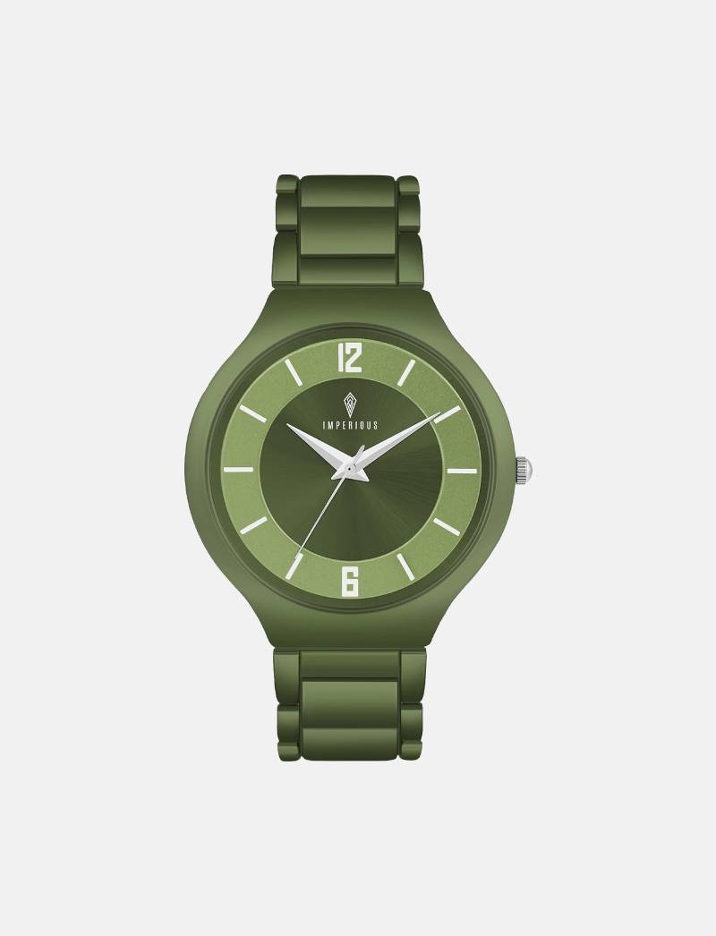 Imperious Analogue Dial Women's Watch Military Green