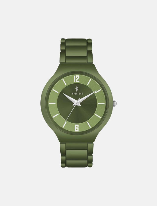 Imperious Analogue Dial Women's Watch Military Green