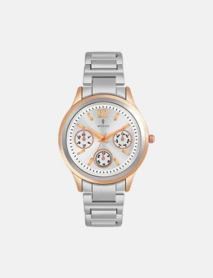 IMPERIOUS Wrist Watches for Women - Deep Silver, Stainless Steel & Water Resistant Ladies Women Watches