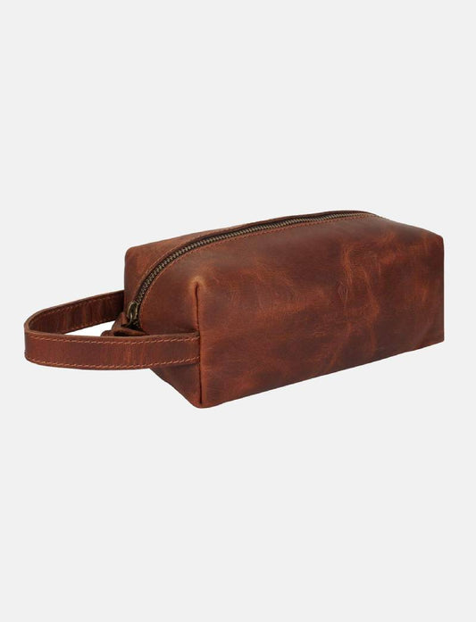 Brown Toiletry Bag (B-2) Cosmetics Case