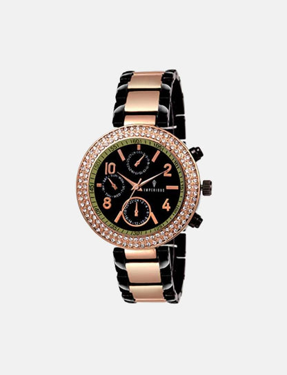 Imperious Stainless Steel Dial Brown Water Resistant