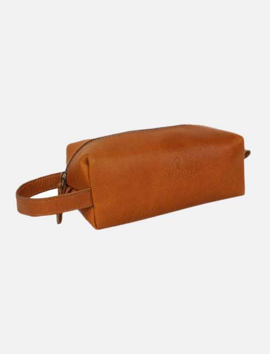 Brown Toiletry Bag (B-4) Cosmetics Case