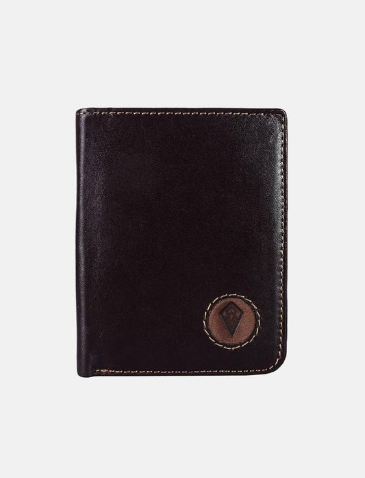 Men's Genuine Leather RFID Blocking Wallet (Brown)