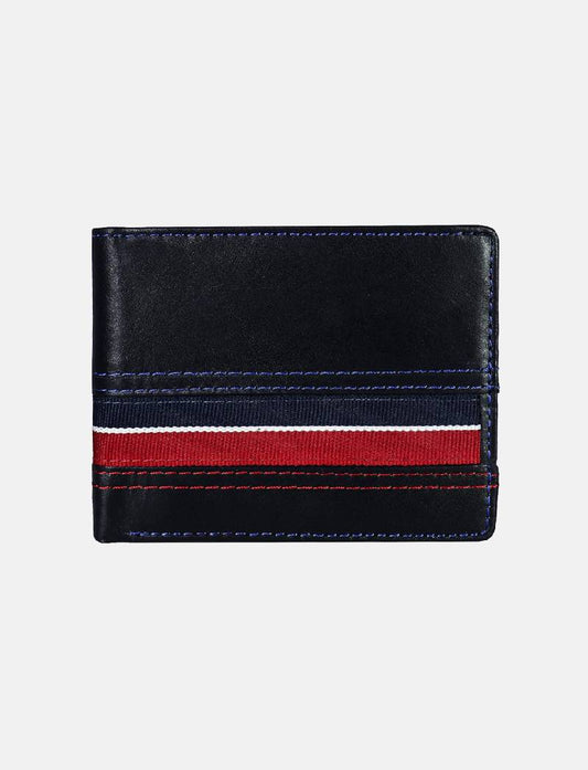 Men's Genuine Leather RFID Blocking Wallet(Black)