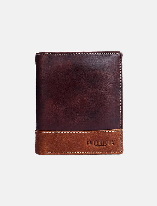 Men's Genuine Leather Wallet (Italian Brown)